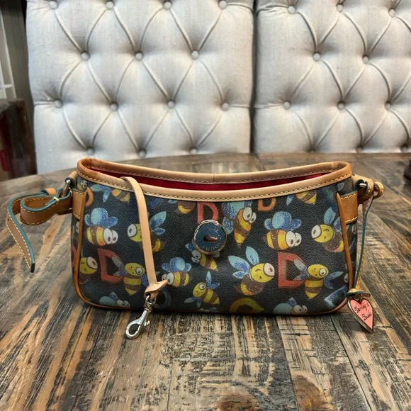Dooney & Bourke  •Rare• Bee Mini Shatchel Bag - Picture 4 of 16